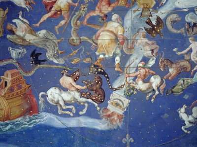 Soffitto astrologico, nella Sala del Mappamondo da Giovanni de Vecchi